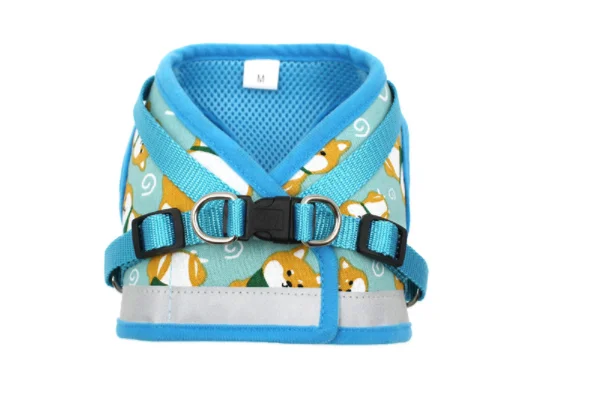 Breathable Dog Pet Harness and Leash Nylon Puppy Small Dogs Cat Clothes Accessories Vest Set | Дом и сад