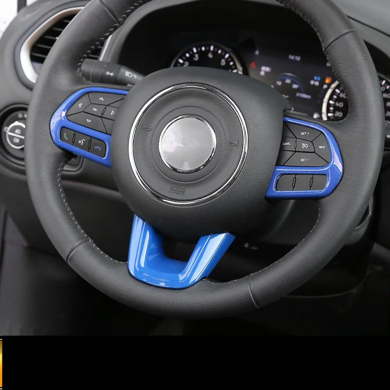 Рулевое колесо правая и левая кнопки декорированная рамка для Jeep Compass 2017 18 2019 Renegade