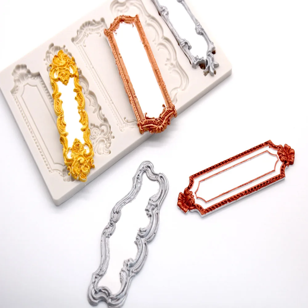 Рамка силиконовые формы помадка для украшения тортов форма шоколада помадки