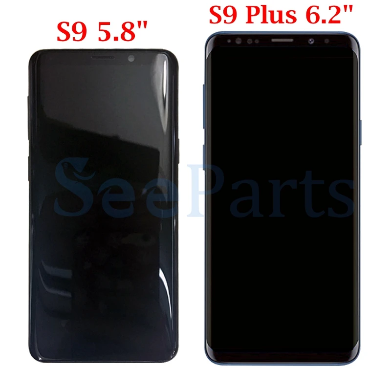 5 8 &quotдля Samsung GALAXY S9 Lcd s9 plus дисплей кодирующий преобразователь сенсорного экрана в