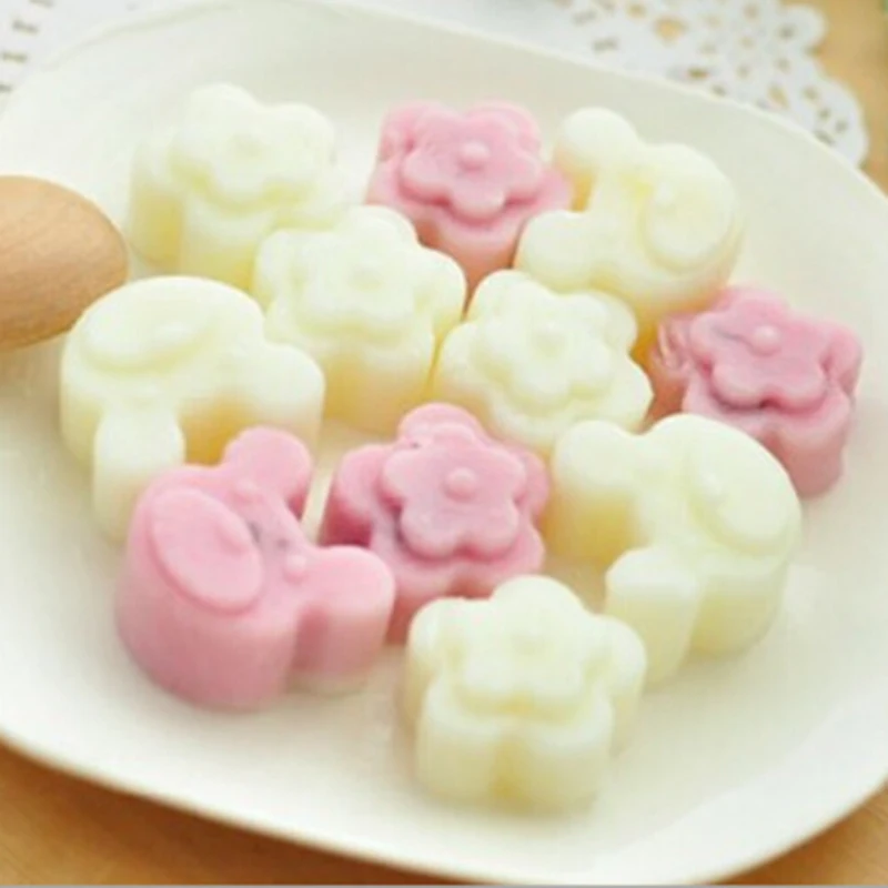 XINAHER Sugarcraft Bear plum blossom silicone mold fondant cake decorating tools chocolate gumpaste | Дом и сад