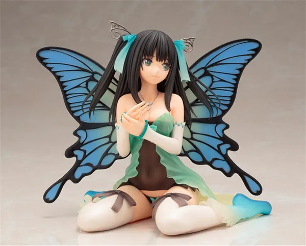 Leaves Tony Fairy Butterfly Daisy With Beautiful Flower Sitting Position Action Toy Figures Japanese Anime Collectible Figurines | Игрушки и