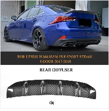 Углеродное волокно гоночные задние разветвители губы фартуки для Lexus IS F Sport Sedan 4 двери только
