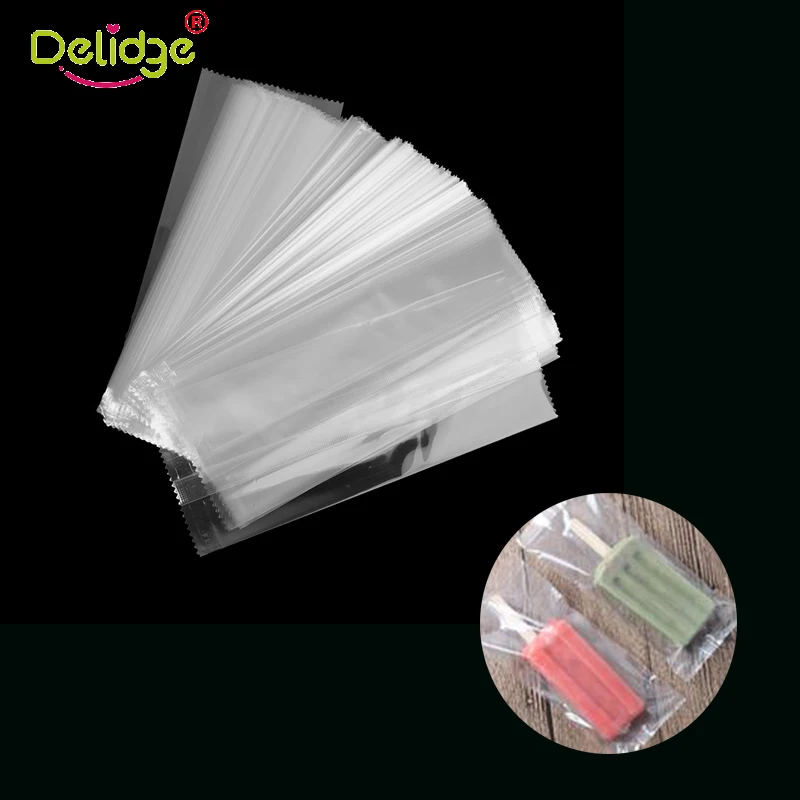 Delidge 100 шт 19,2*7,8 см прямоугольная Конфета фруктовое мороженое шоколадные подарочные пакеты подарок на день рождения подарки дисплей упаковка мешок украшения