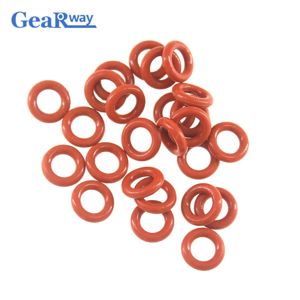 Gearway красные силиконовые уплотнительное кольцо уплотнительная прокладка 1 мм CS