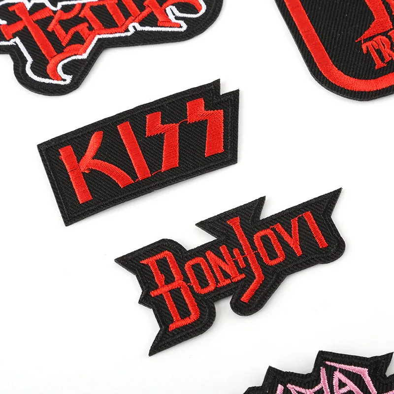 Компьютерная вышивка Новая тканевая этикетка клейкая нашивка наклейка с