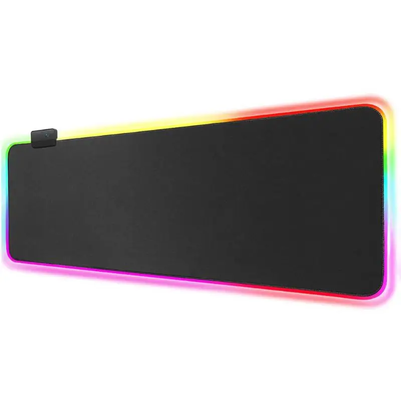 VODOOL большой светодиодный RGB коврик для мыши USB Проводная диммируемая подсветка игровой геймер Коврик для мыши настольная клавиатура Коврик для мыши для компьютера ноутбука