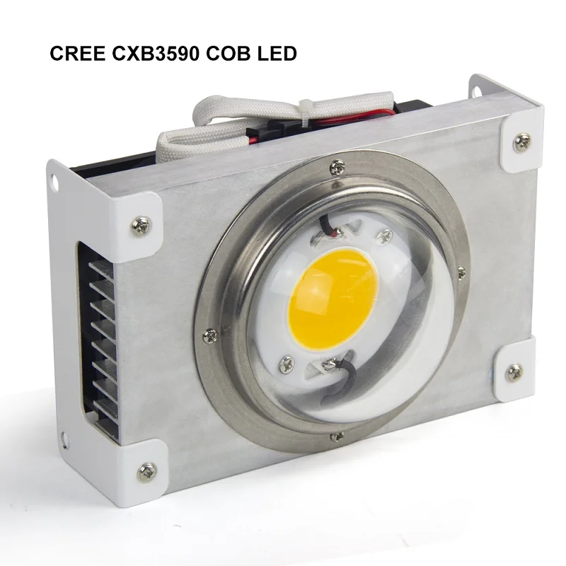 CXB3590 Citizen 048-1212 100 Вт 200 Вт COB светодиодный светильник для выращивания растений с полным спектром для комнатных теплиц гидропонных растений - Испускаемый цвет: Cree CXB3590 100W