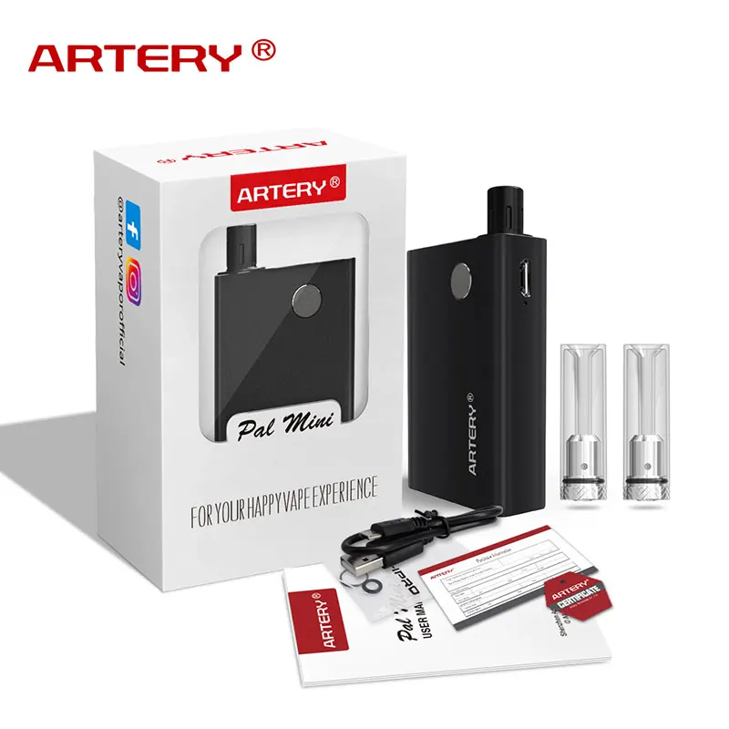 Ecigarette коробка комплект артерии PAL мини стартовый 1000 мАч с 1 мл E cig Vape встроенный