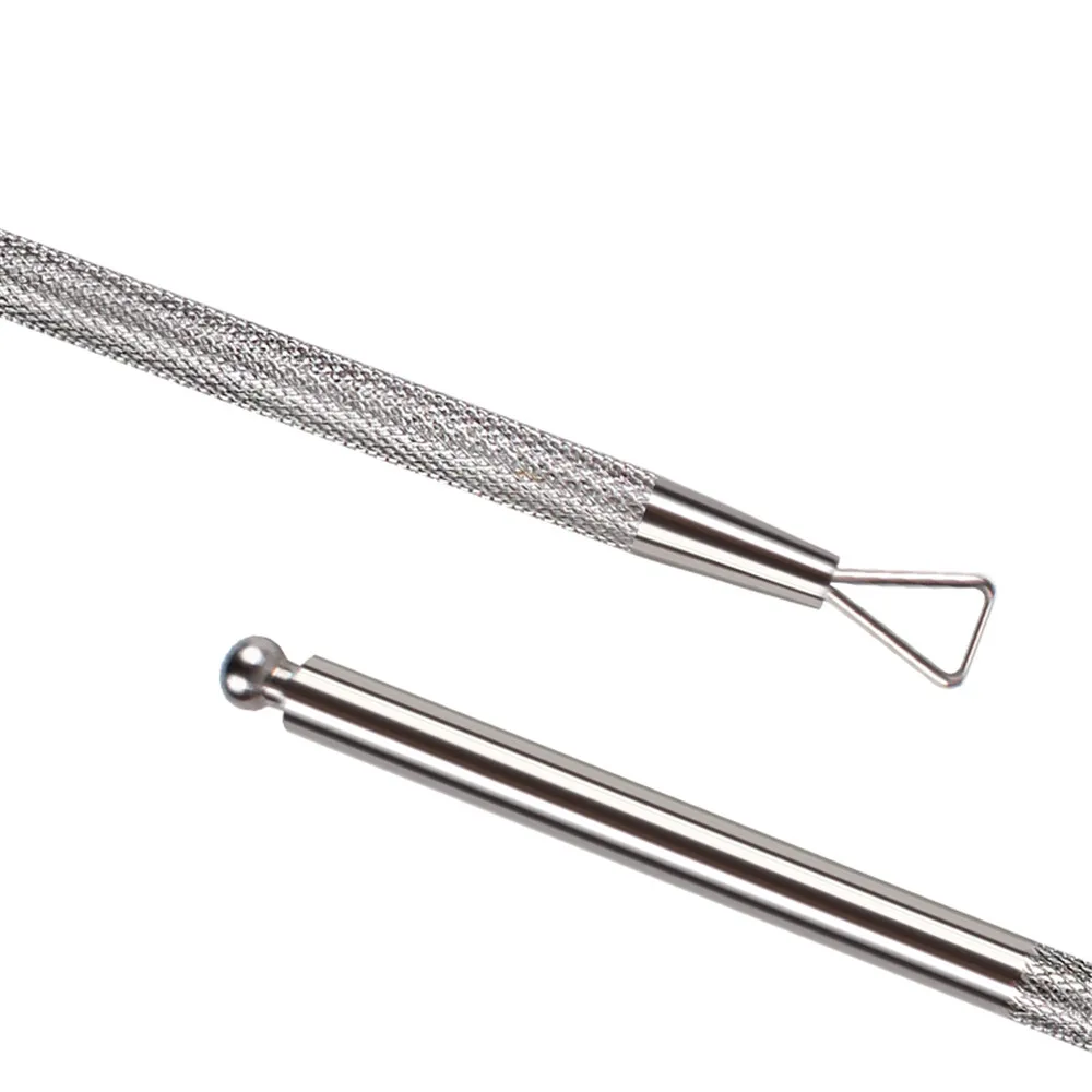 Ложка-Толкатель для кутикулы из нержавеющей стали 1 шт. триммер удаления