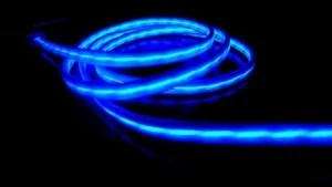 Ks белый и синий EL свечение динамический Micro USB загораются зарядное устройство