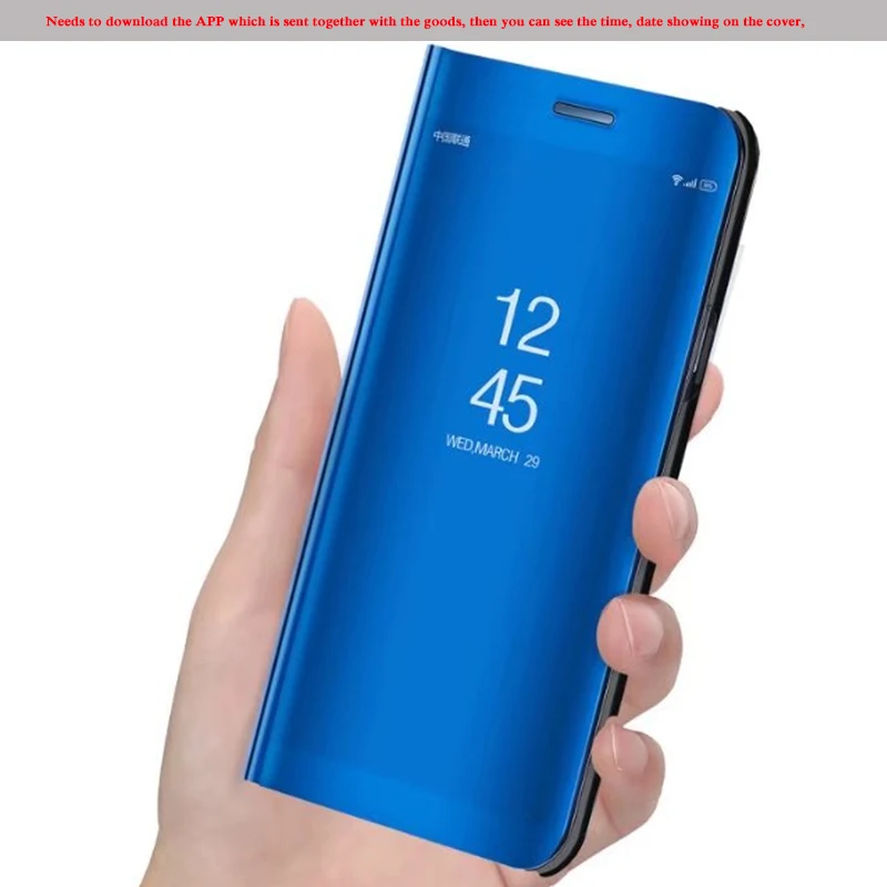 Зеркало Clear View смарт-флип чехол для huawei Коврики 10 P10 lite P8 Lite P9 2017 стенд кожа Телефон
