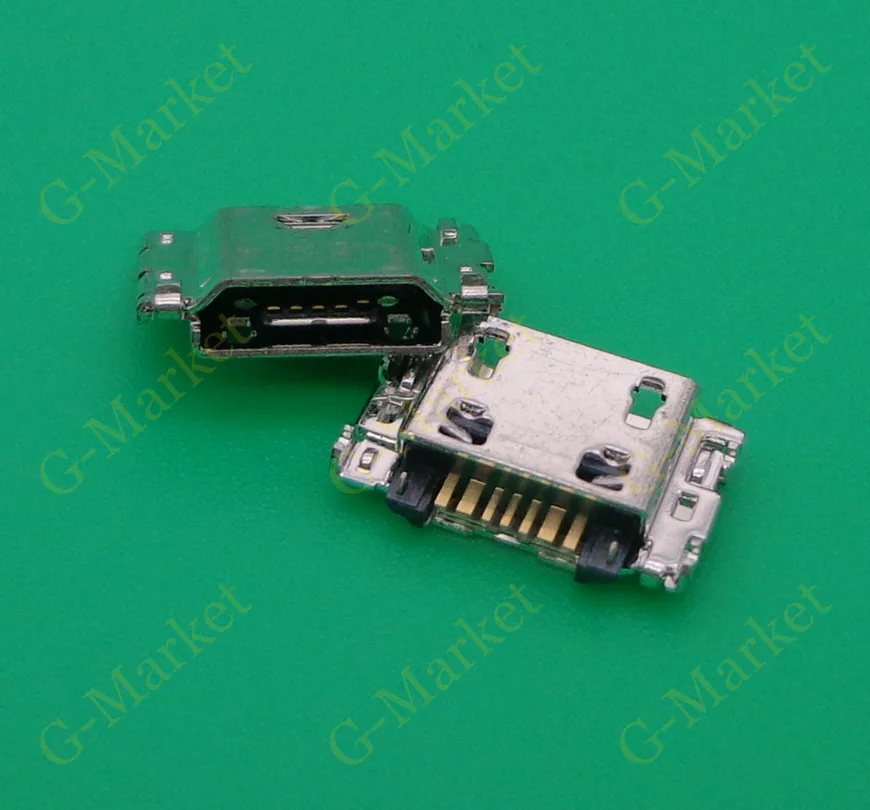 100 шт./лот Micro USB разъем для подключения зарядного порта Samsung J5 SM-J500 J1 SM-J100 J100 J500 J5008