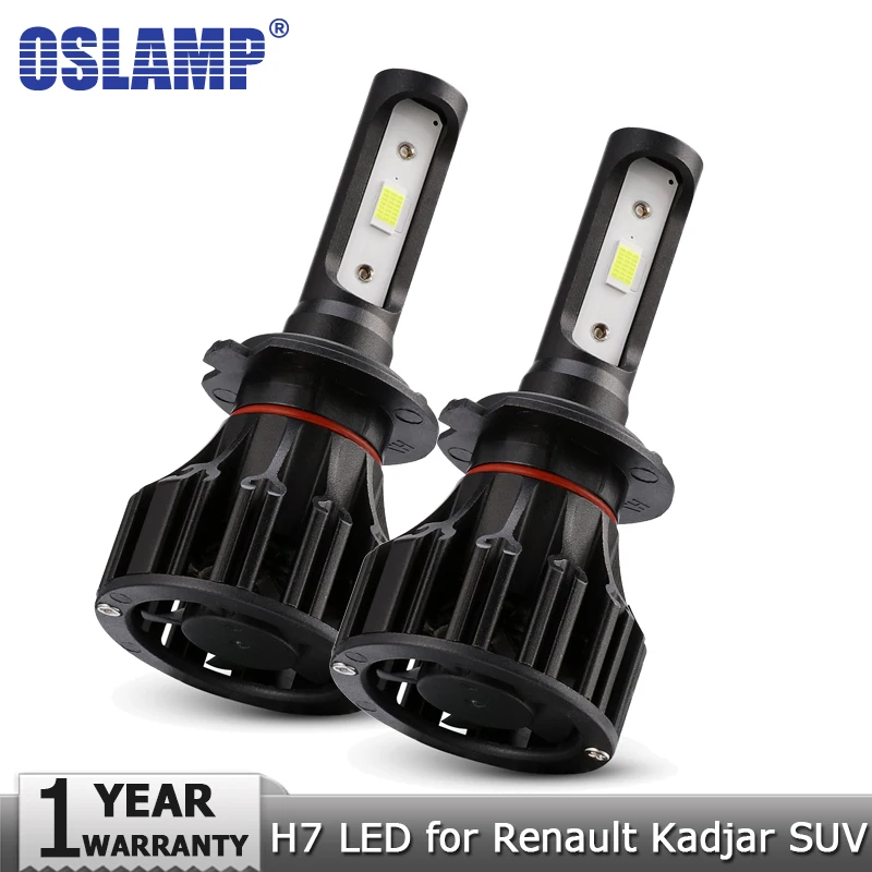 Oslamp COB 72 Вт H7 Hi lo луч светодиодный лампы для фар 8000LM 12В 24В Автомобильный налобный