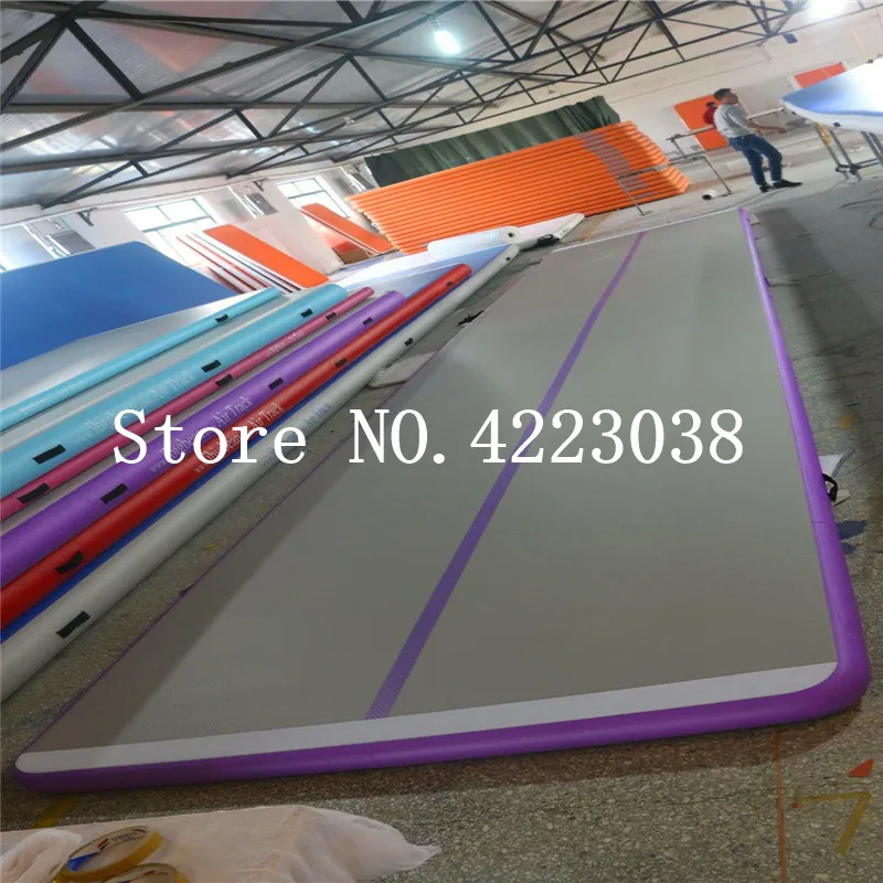 Pаспродажа Бесплатная доставка, 10x2x0,2 м, воздушный трек, Надувное гоночное оборудование, дешевая складная надувная воздушная дорожка, воздушный коврик,...