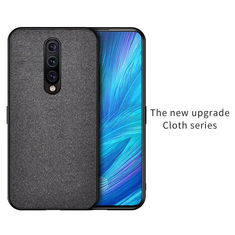 Black Для Oneplus 7 Pro Чехол тканевый силиконовый мягкий защитный чехол для OnePlus 7T чехол One Plus 7T Pro 6T 6 чехол для телефона чехол s - Цвет: Black
