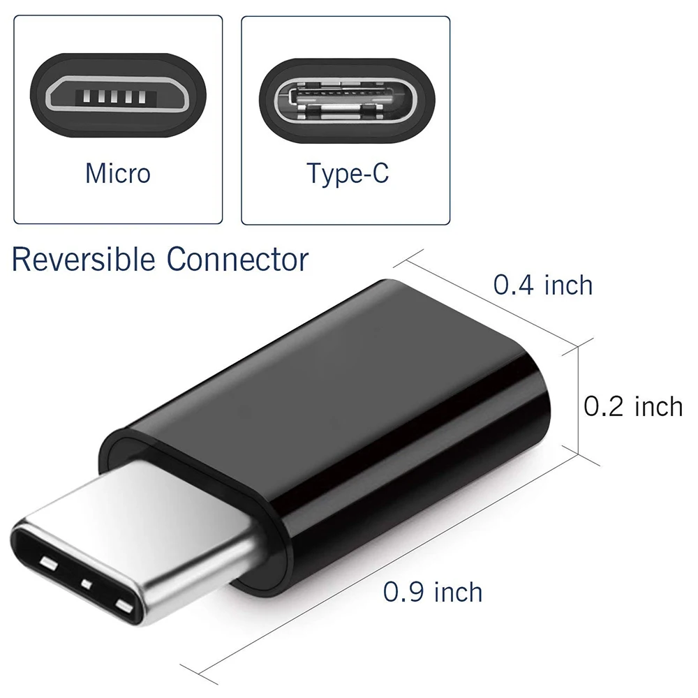 NYFundas 3 шт. USB C к Micro Type _ для huawei mate 20 pro X P20 honor v10 nova 3e one plus 6t 1 аксессуары | Мобильные