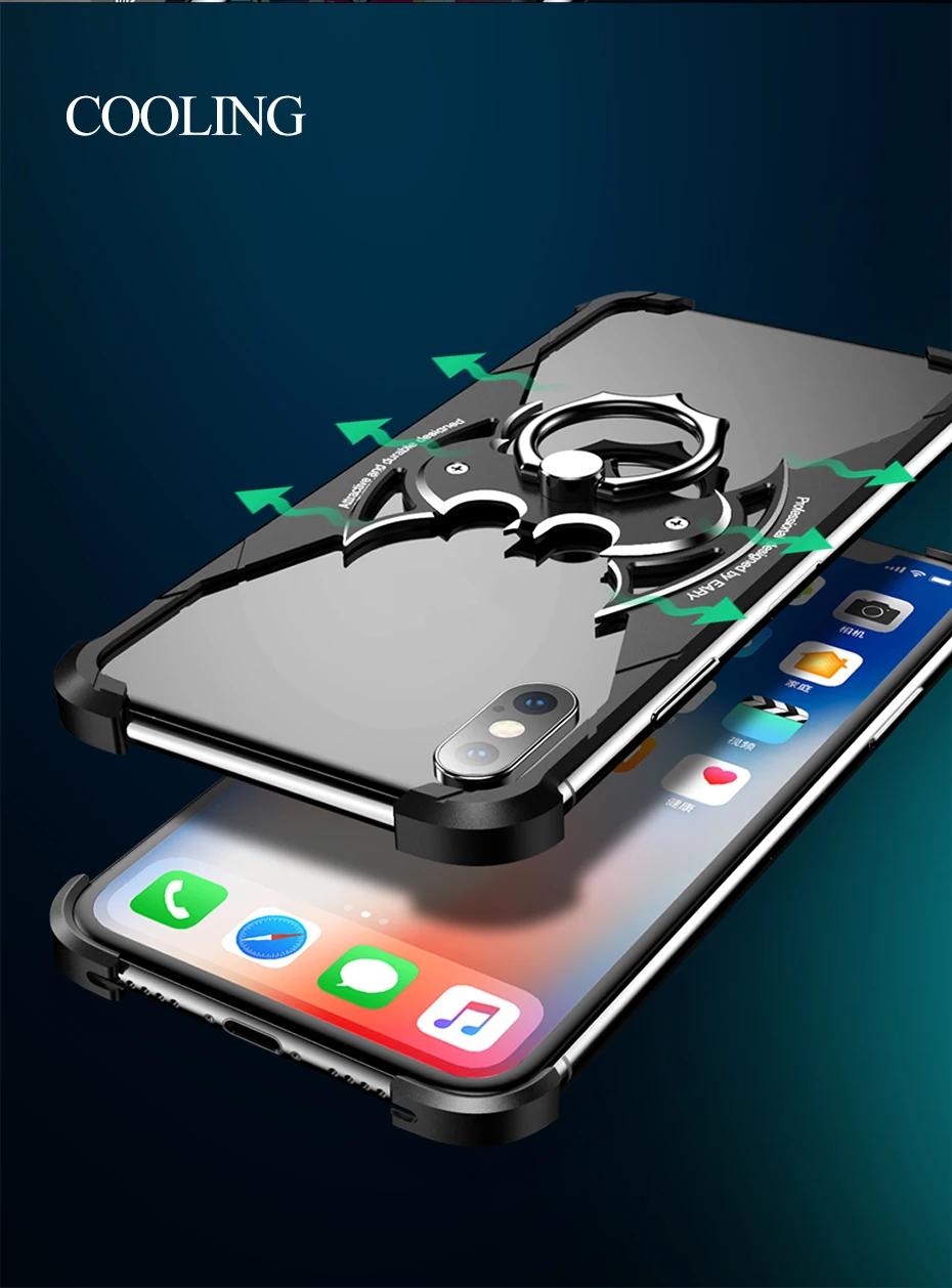 Роскошный металлический защитный чехол в виде летучей мыши для huawei P20, чехол lite, персональный чехол для huawei P20 Pro, металлический чехол-бампер