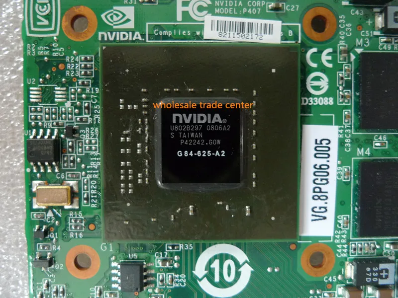Видеокарта nVidia GeForce 9500 9500M GS 512MB MXM II DDR2 G84-625-A2 для ноутбука acer Aspire 5920G 7720G 8920G 5720G