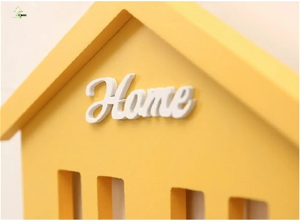 Ретро деревянный Органайзер настенный подвес держатель цветочного горшка в