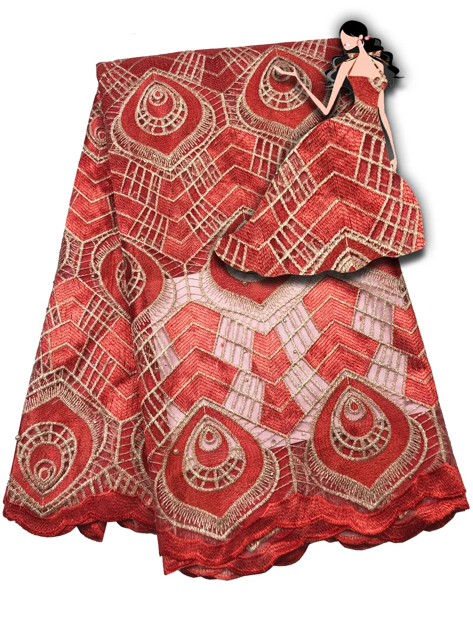 

Best selling african lace High quality french lace fabric with stones+beads.African lace fabric for nigerian wedding ZJ16