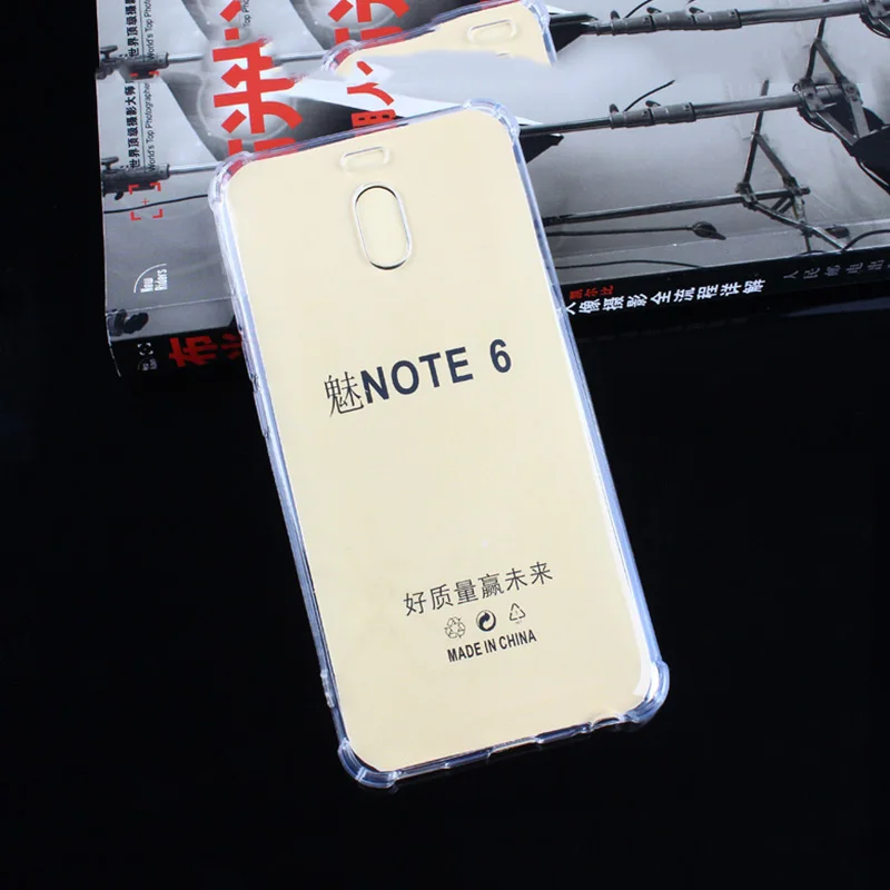прозрачный силиконовый чехол для Meizu M6 Note кристальный мягкий чехлы на meizu M3 мейзу