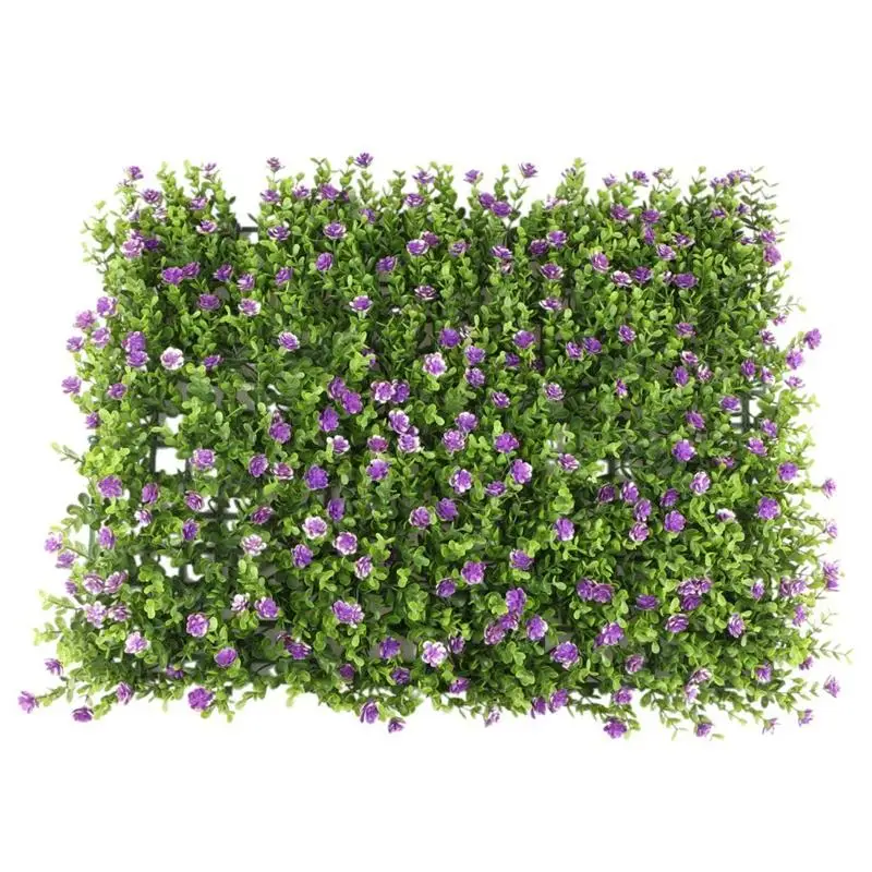 Green 60x40 см искусственная Луговая искусственная травяная стена панель для свадьбы или украшения дома-4 - Цвет: Green