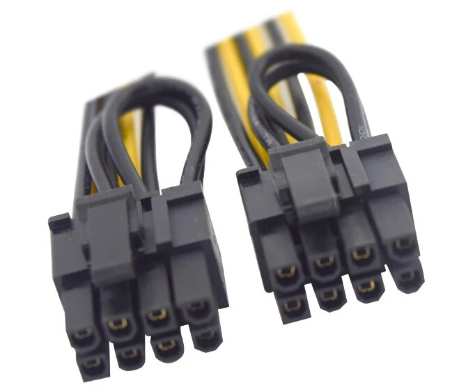 Процессор или gpu 8Pin до 2*8pin(6 + 2) графическая карта для miner Double PCI E PCIe блок питания