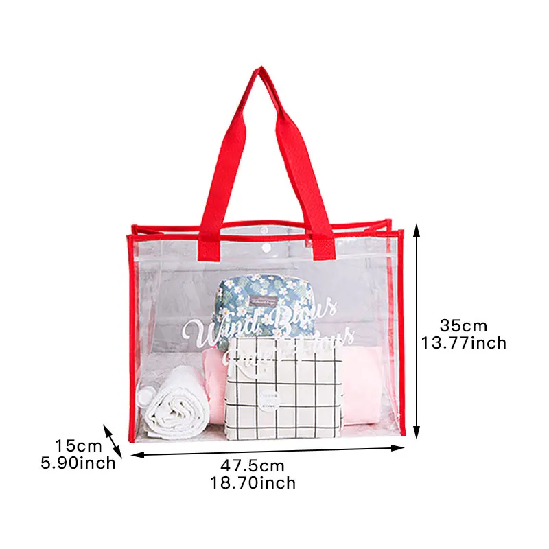 Роскошные повседневные женские сумки из ПВХ прозрачные пляжные летние для