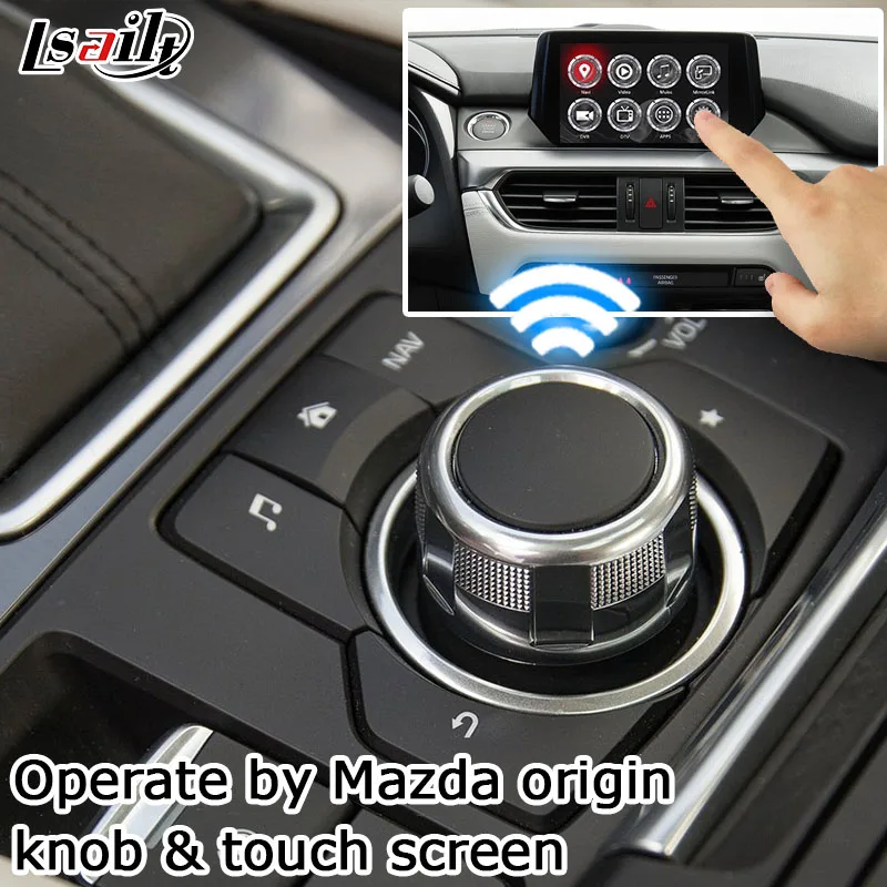Интерфейсная коробка Android / carplay для Mazda 6 Atenza с GPS навигацией интерфейсная видео