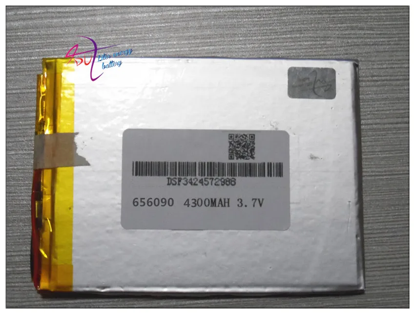 656090 4300mAh полимерный аккумулятор Мобильная мощность/светодиодные фонари для