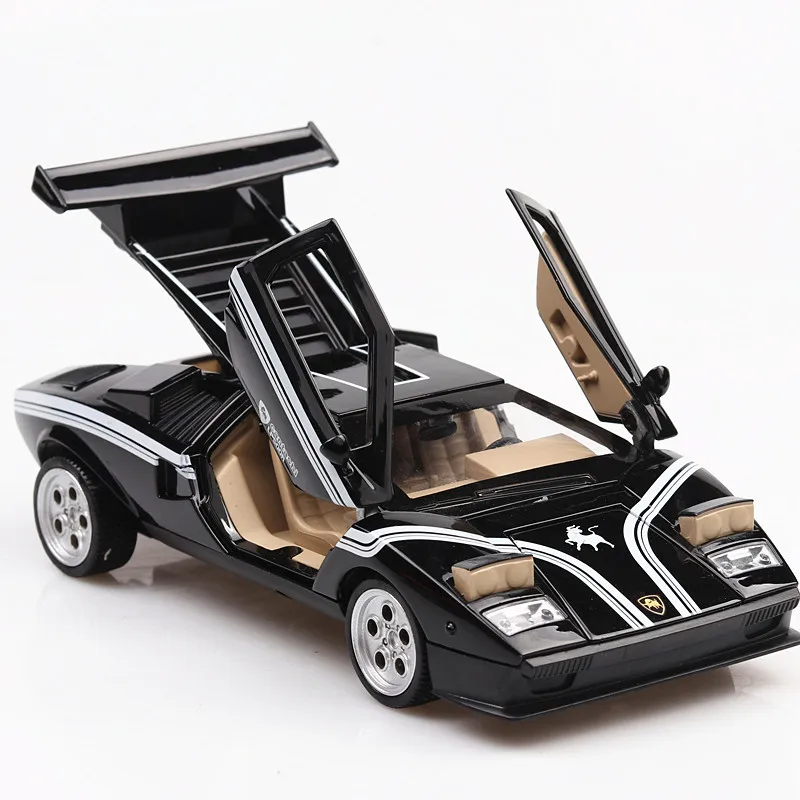 1 шт. Новый 1:32 для Lambor ghini Countach Ретро модель гоночной машины сплав литья под