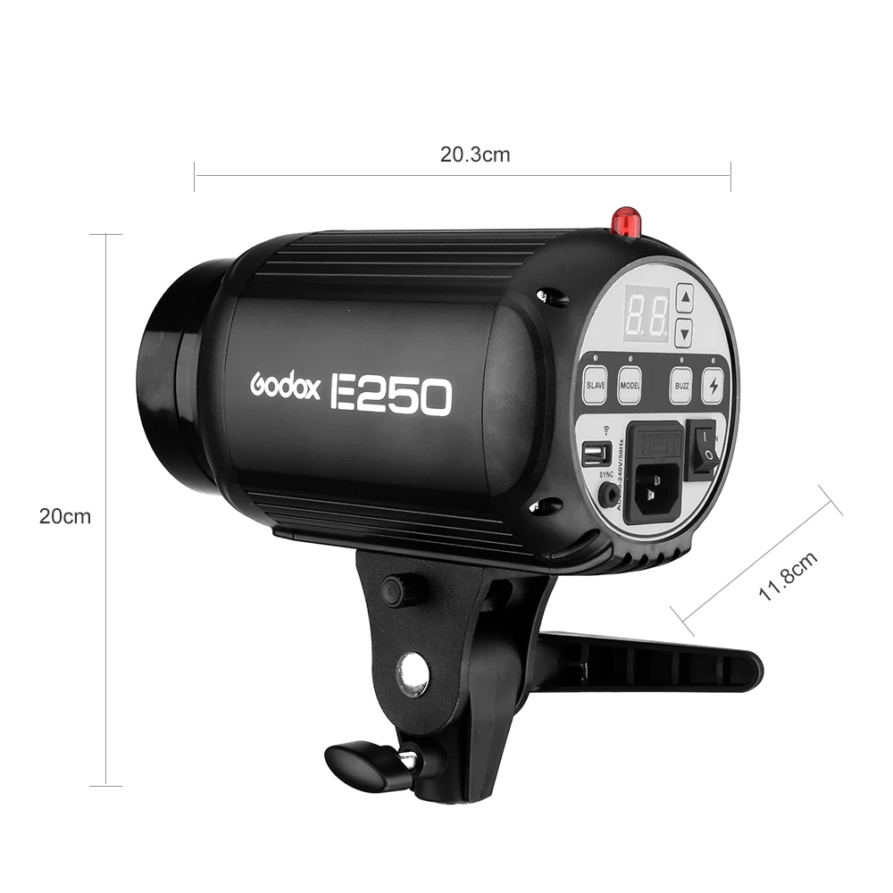 Вссветильник для фотостудии Godox E250 Pro 250 Вт|Фотовспышки| |