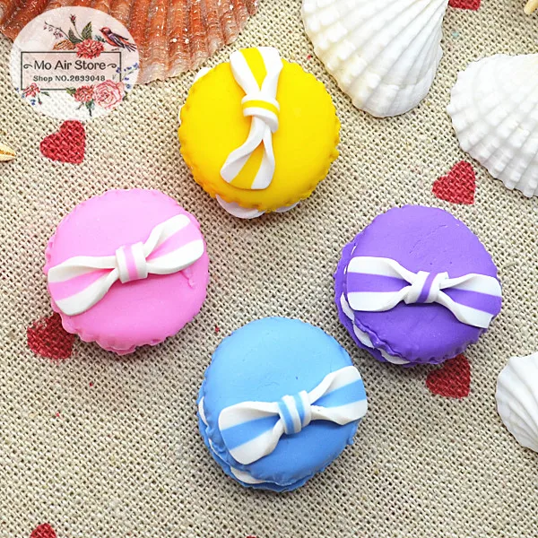 10 шт. макароны ручной работы из полимерной глины десерт с плоским основанием