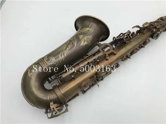 BULUK настраиваемый альт саксофон Eb Flat Alto super Sax античный медный симулятор
