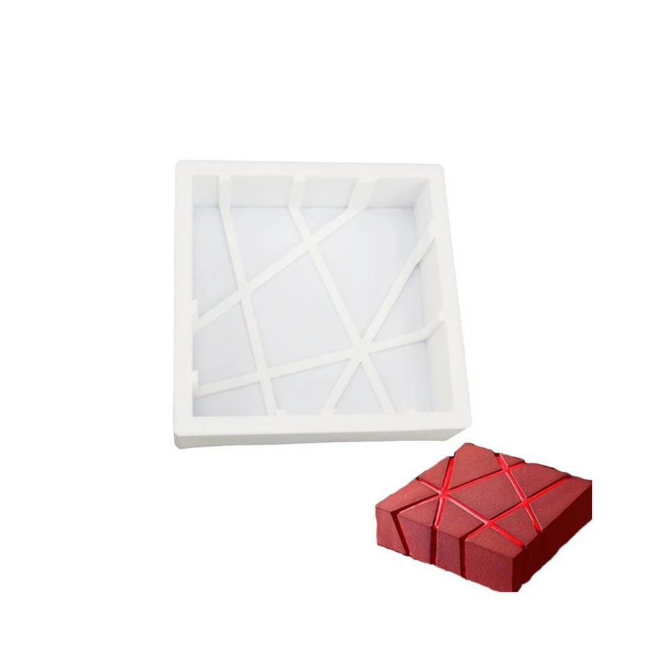 TTLIFE Sugarcraft Cube квадратной формы 3D силиконовые формы торт шоколад лоток для Мусса десерт, выпечка блюдо кондитерские изделия с глазурью