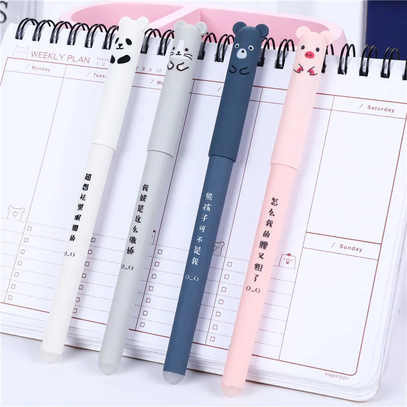 Animals Erasable 0.35mm Gel Pen Cute Panda Cat Magic Line Pens Lot Muji Pens Kawaii Gel Pen For School Writing Office Stationery
Animals Erasable 0.35mm Gel Pen Cute Panda Cat Magic Line Pens Lot Muji Pens Kawaii Gel Pen For School Writing Office Stationery