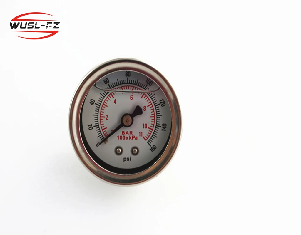 Регулятор давления топлива 0 160 PSI жидкий хром/белая поверхность 1/8 NPT|Подача и