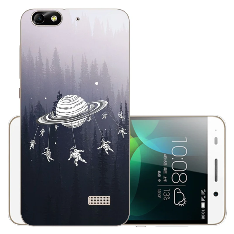Fanatu huawei Honor 4C чехол 5," защитный чехол для телефона s для huawei Honor 4C CHM-U01 силиконовый чехол для huawei G Play Mini - Цвет: DQQ