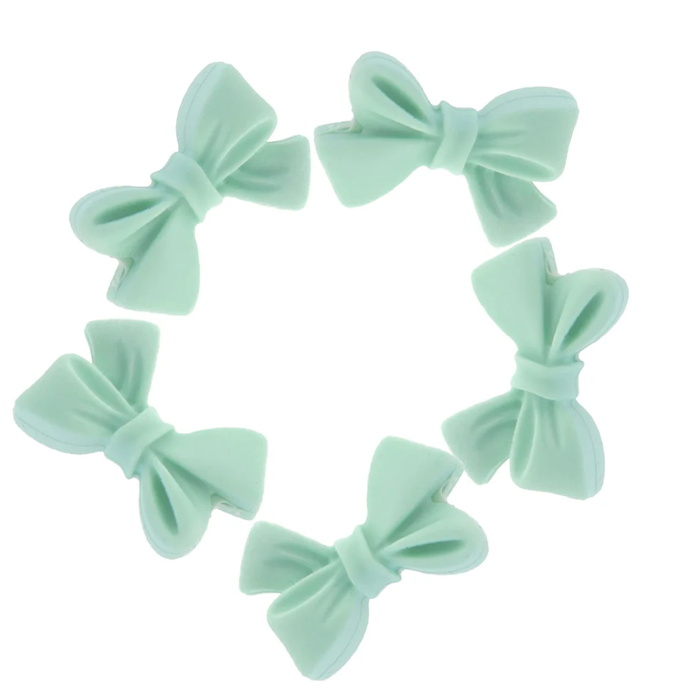 50 шт в наборе Детские Прорезыватель для зубов мини галстук бабочка силиконов