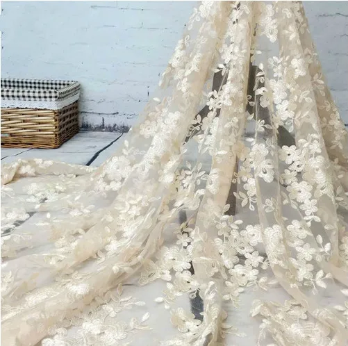 2018 Высококачественная французская кружевная ткань высокого качества