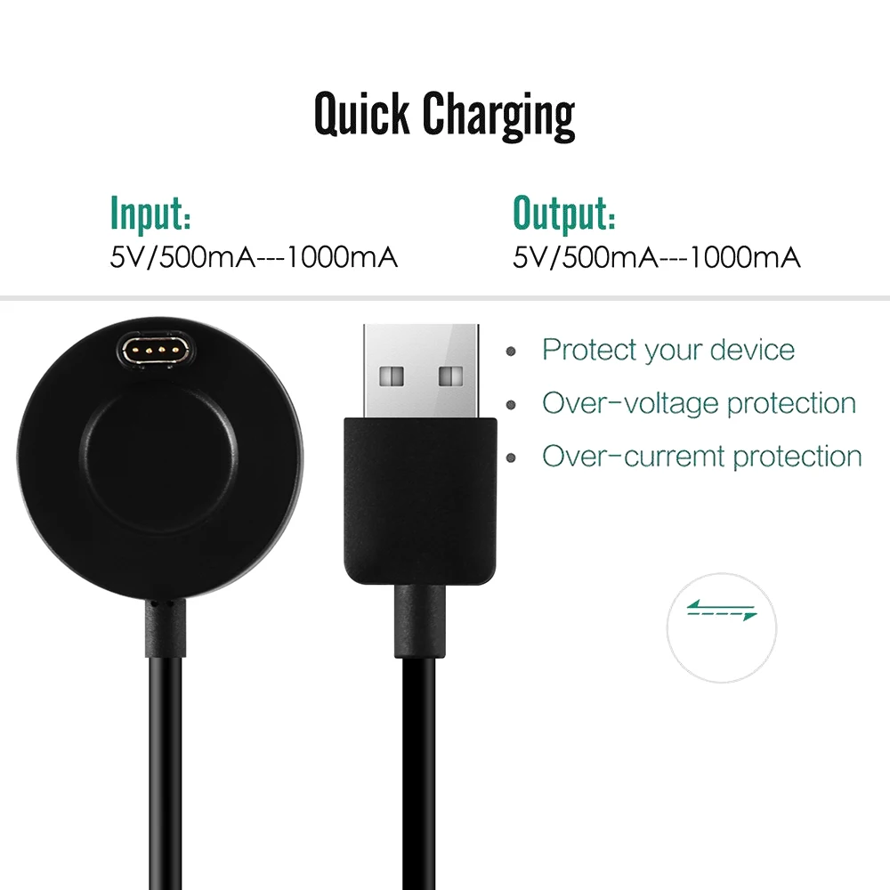 New Replacement Magnetic Charging Cable Dock Watch Fast Charger For Garmin Fenix 5 5S 5X Plus Instinct Cord | Электроника
