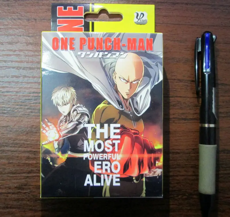 Аниме One Punch Man покерные карты игрушки косплей настольные игры с коробкой|with box|games