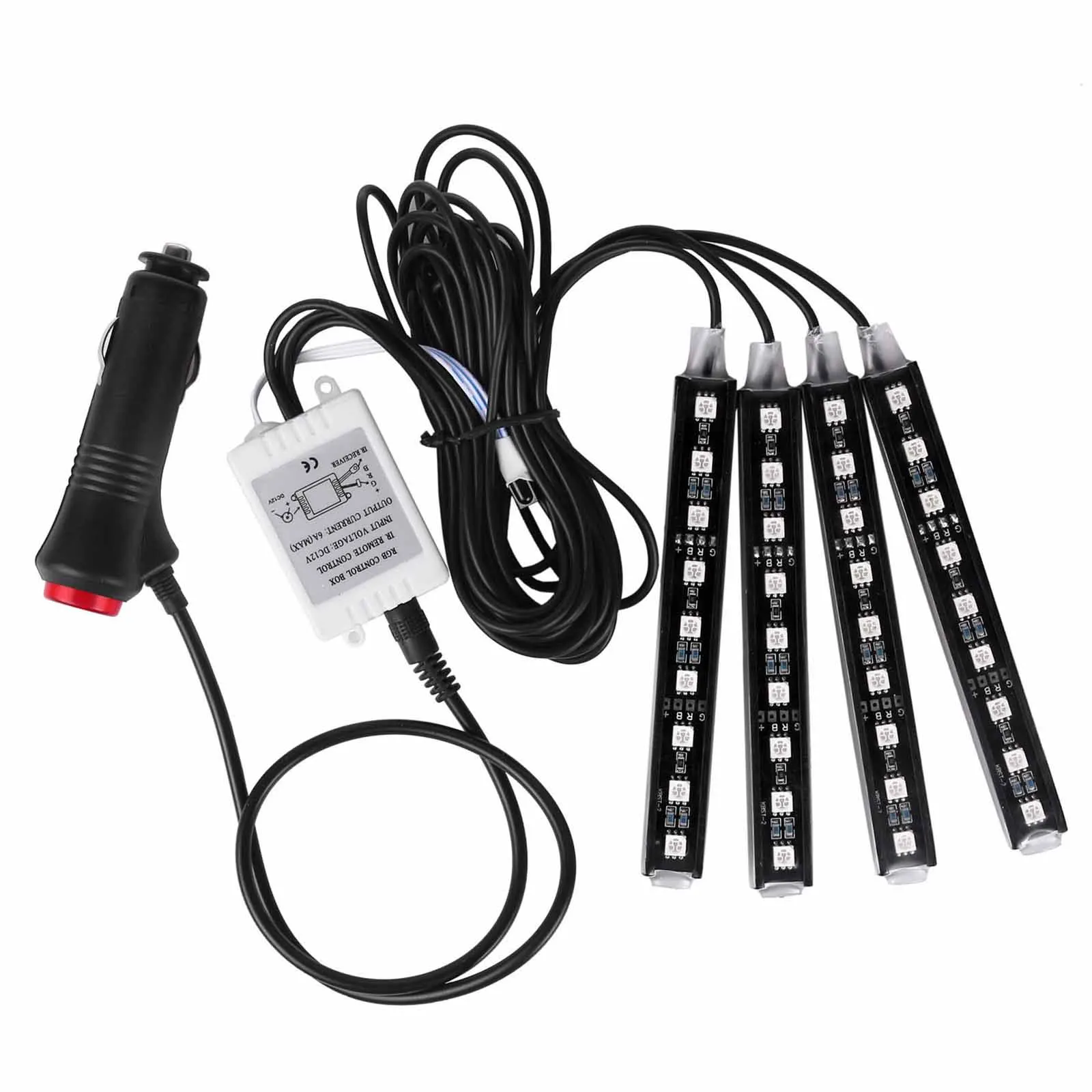 Новый 4 шт./компл. 12 см RGB светодиодный кузова автомобиля Underglow полосы Neon