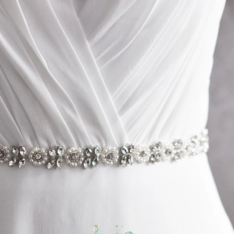 Мэнди 2016 Свадебные Аксессуары Аппликация Из Бисера Искусственный Жемчуг
