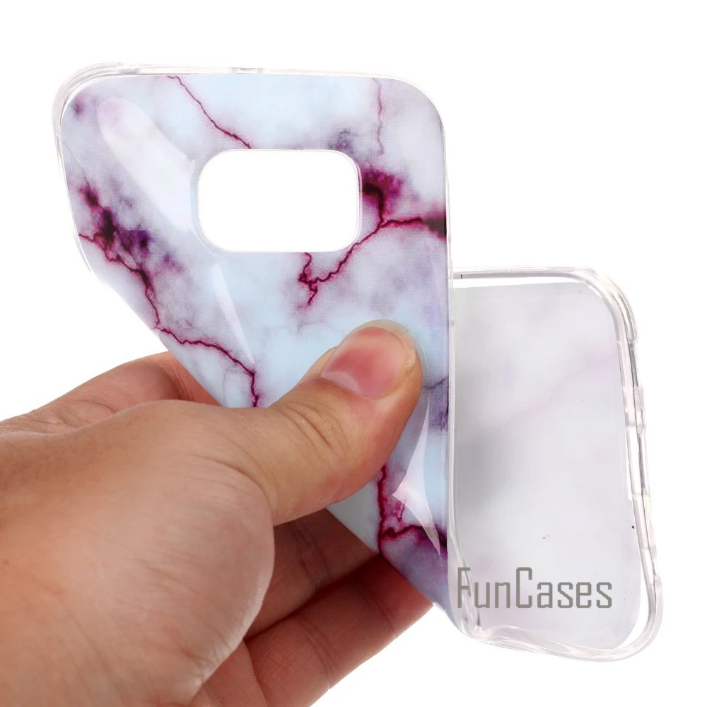 ТПУ Мрамор вены чехол для Coque Samsung Galaxy S6 Edge g9250 G925F 5.1 дюймов SM телефон semsung Роскошные
