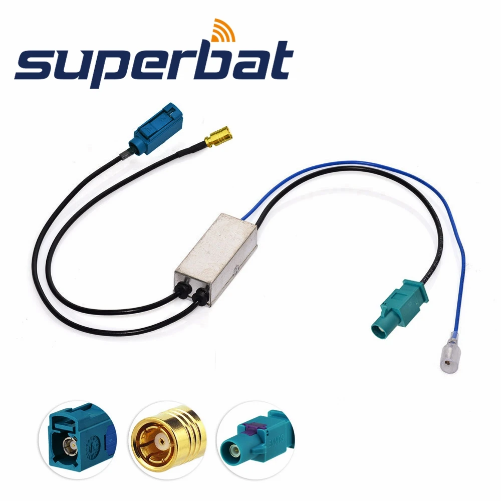 Superbat FM/AM DAB/FM/AM автомобиль радиоантенна конвертер/разветвитель/усилитель для