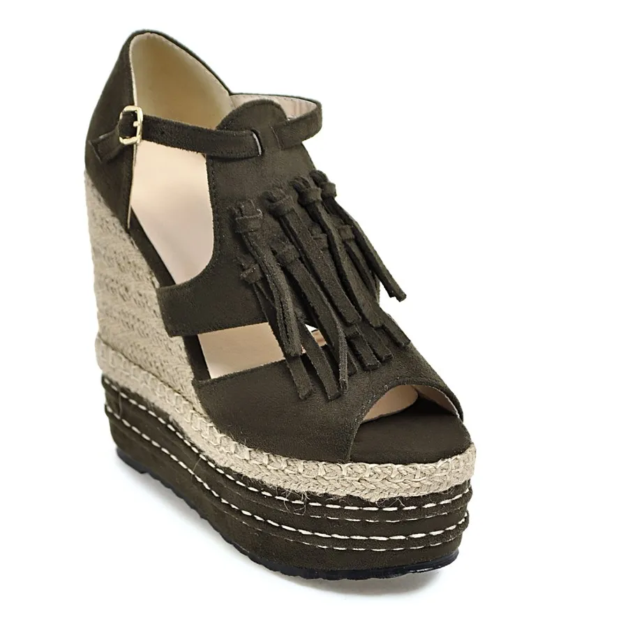 ZawsThia/летние женские туфли на высоком каблуке и платформе с открытым носком