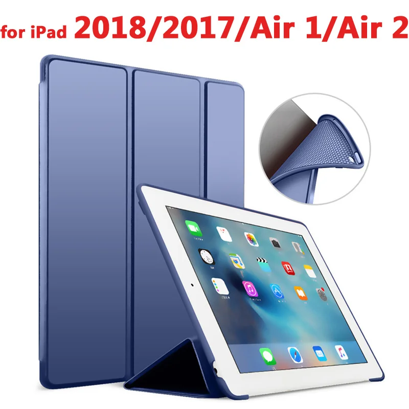 18 17 air12 shenlan Умный чехол для Apple, iPad 9,7 /, чехол для iPad 5 6 Air 1 2 3 /i Pad Pro 10,5, Ультратонкий чехол из искусственной кожи - Цвет: 18 17 air12 shenlan