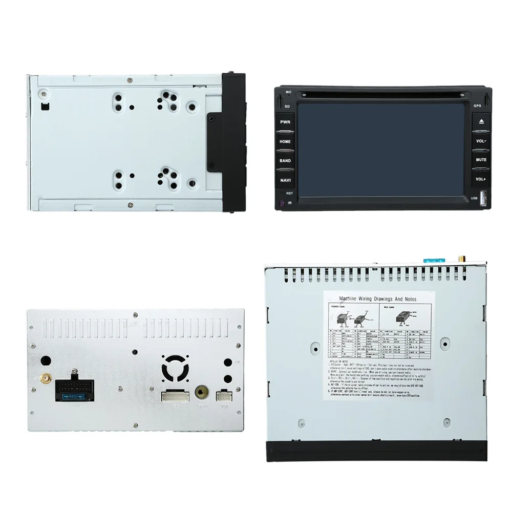 " 2 Din высококачественный автомобильный DVD USB SD плеер gps навигация Bluetooth Радио мультимедиа HD развлекательная система для автомобиля